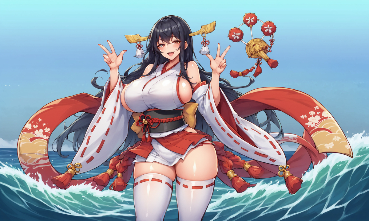 Miko of the Sea-pixiv插画-作品交流服务