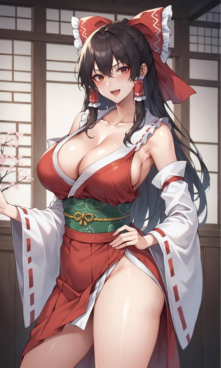 Hakurei Reimu-pixiv插画-作品交流服务