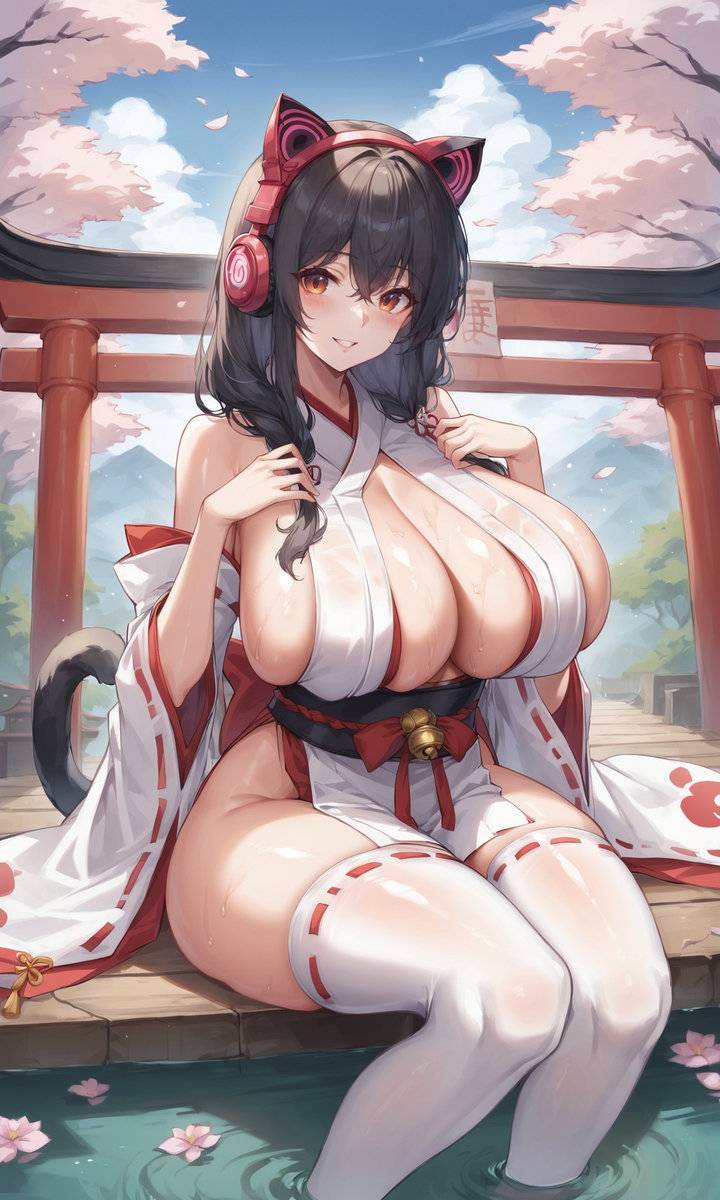 Cat Ears Headphone-pixiv插画-作品交流服务