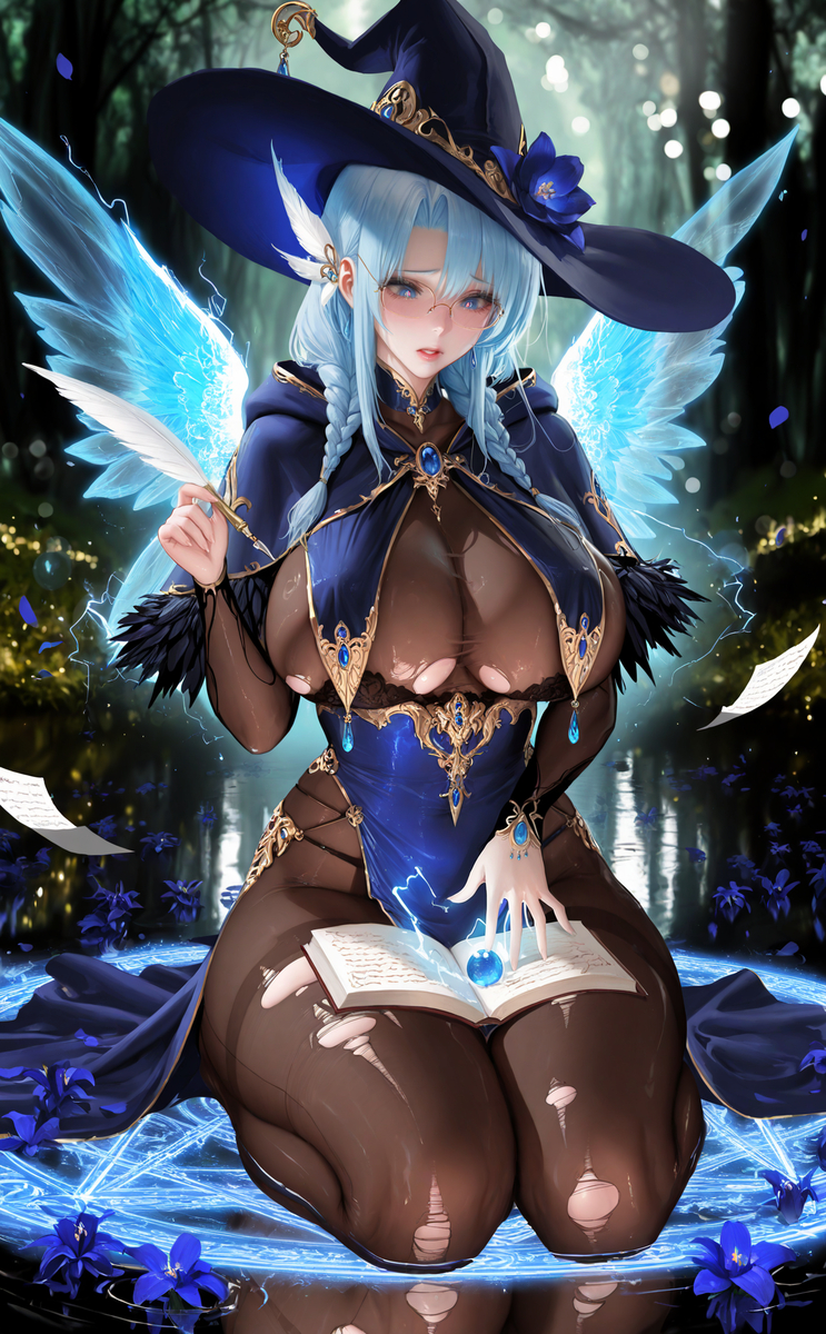 女巫-pixiv插画-作品交流服务