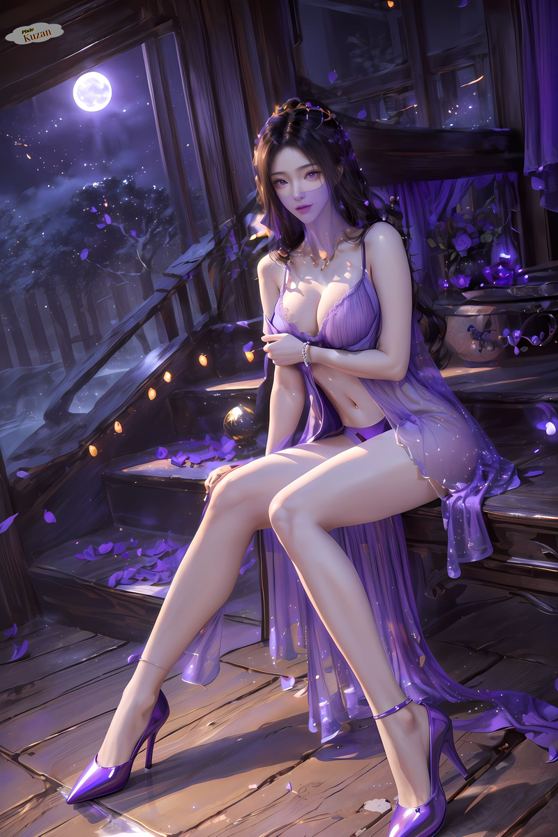 紫灵-ZiLing-pixiv插画-作品交流服务
