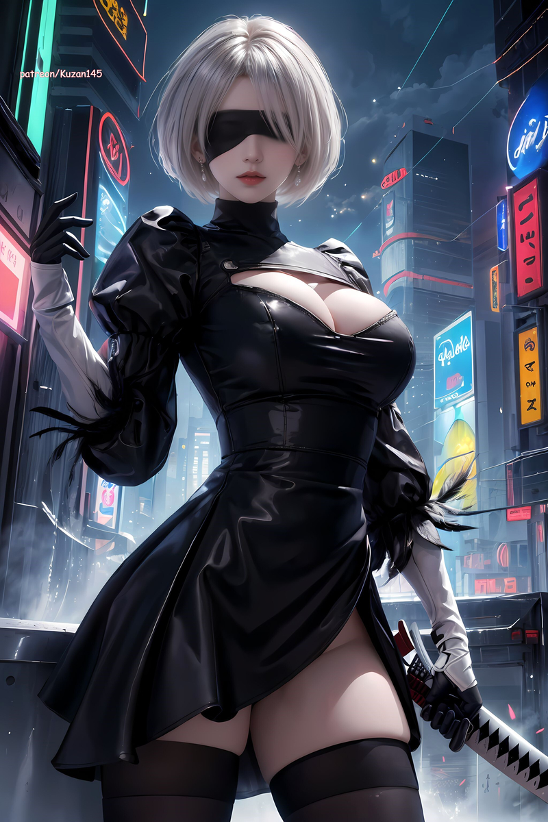 2B Nier Automata-pixiv插画-作品交流服务