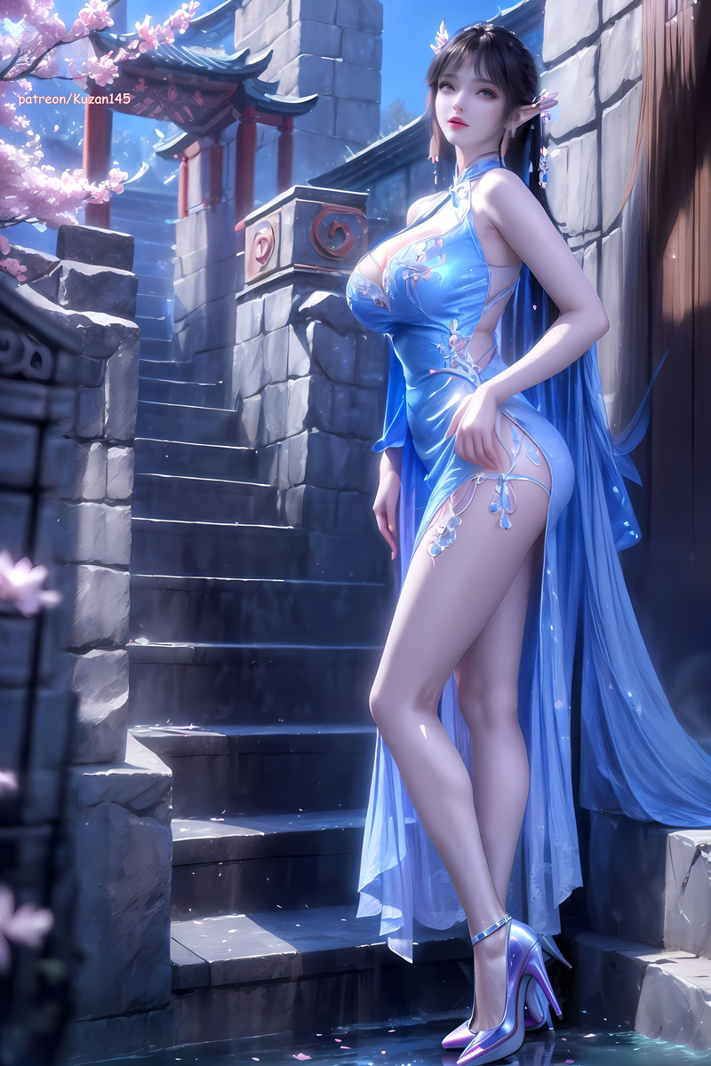 凤清儿-Feng Qinger-pixiv插画-作品交流服务