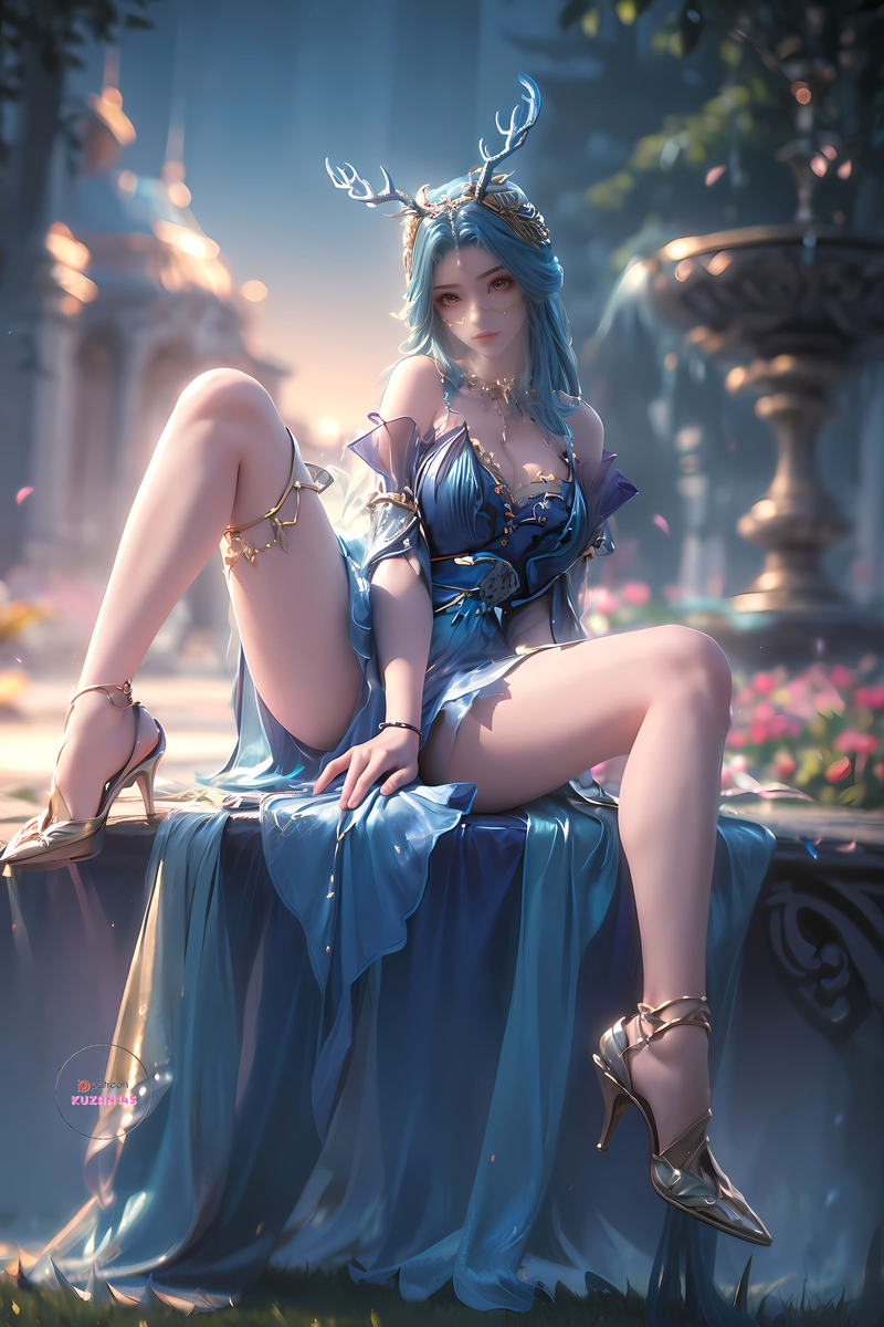 完美世界-龙女-pixiv插画-作品交流服务