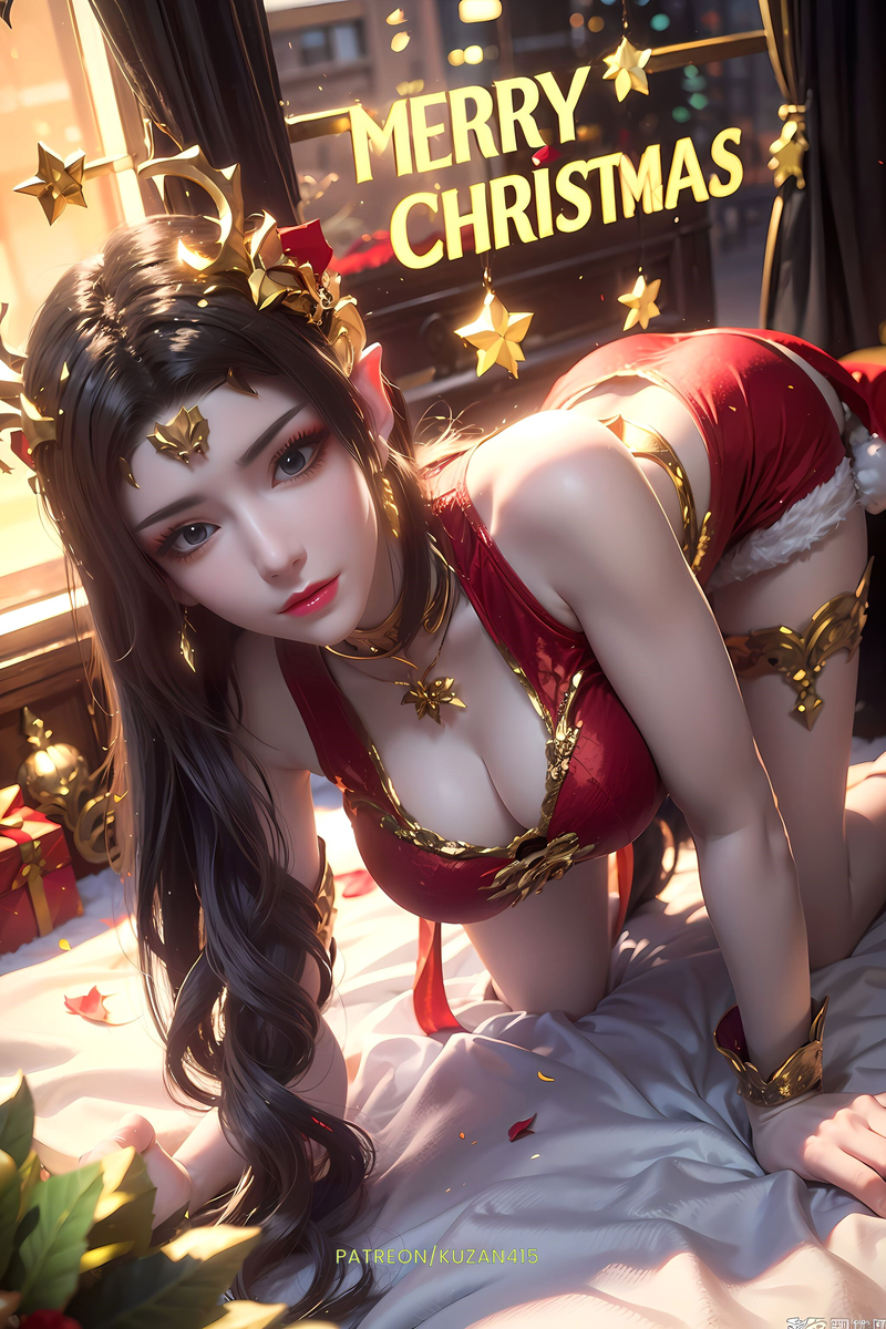 Merry Christmas-Medusa-pixiv插画-作品交流服务