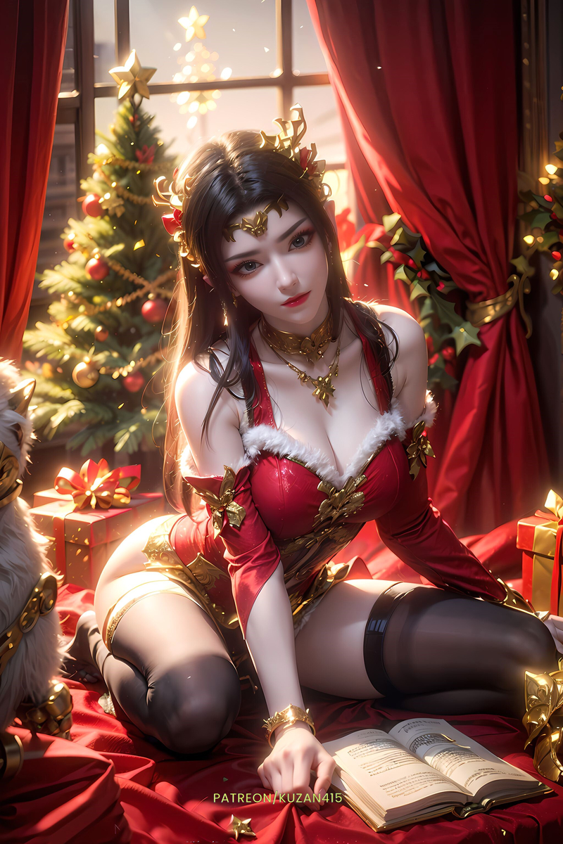 Merry Christmas-Medusa-pixiv插画-作品交流服务