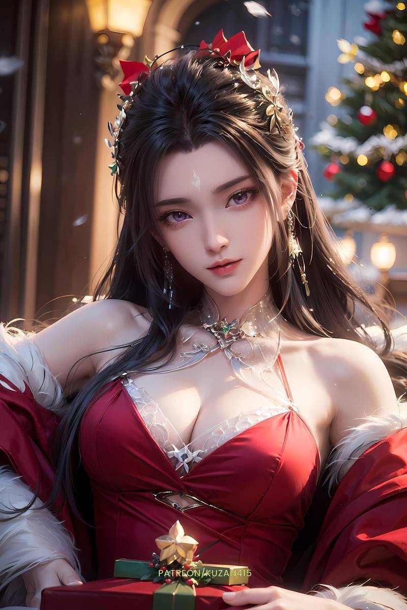 Merry Christmas-陆雪琪-Lu Xueqi🎄🎄-pixiv插画-作品交流服务