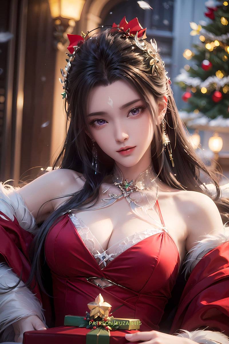 Merry Christmas-陆雪琪-Lu Xueqi🎄🎄-pixiv插画-作品交流服务