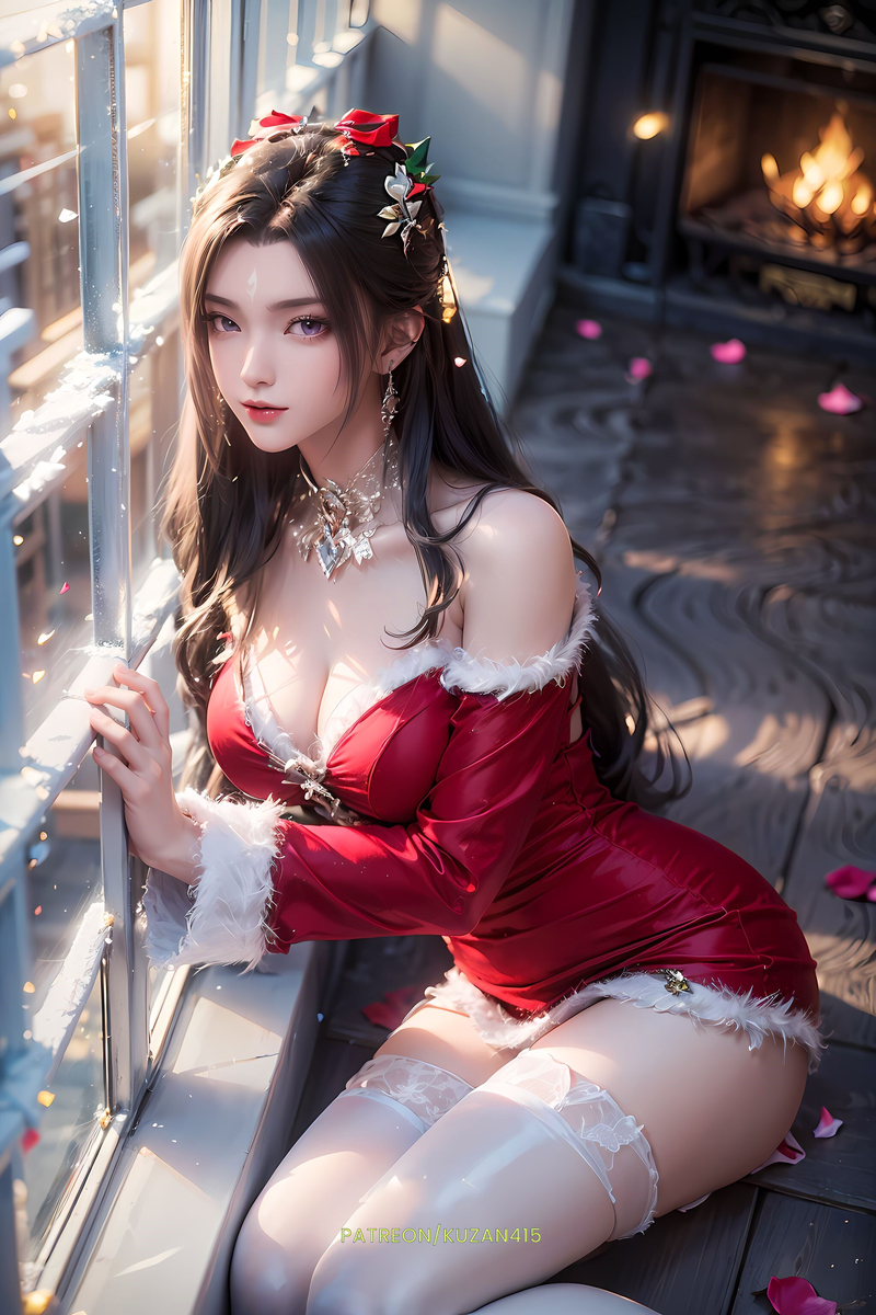 Merry Christmas-陆雪琪-Lu Xueqi🎄🎄-pixiv插画-作品交流服务