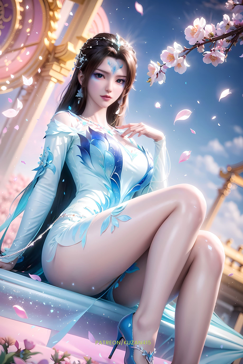 青霜-仙君-pixiv插画-作品交流服务