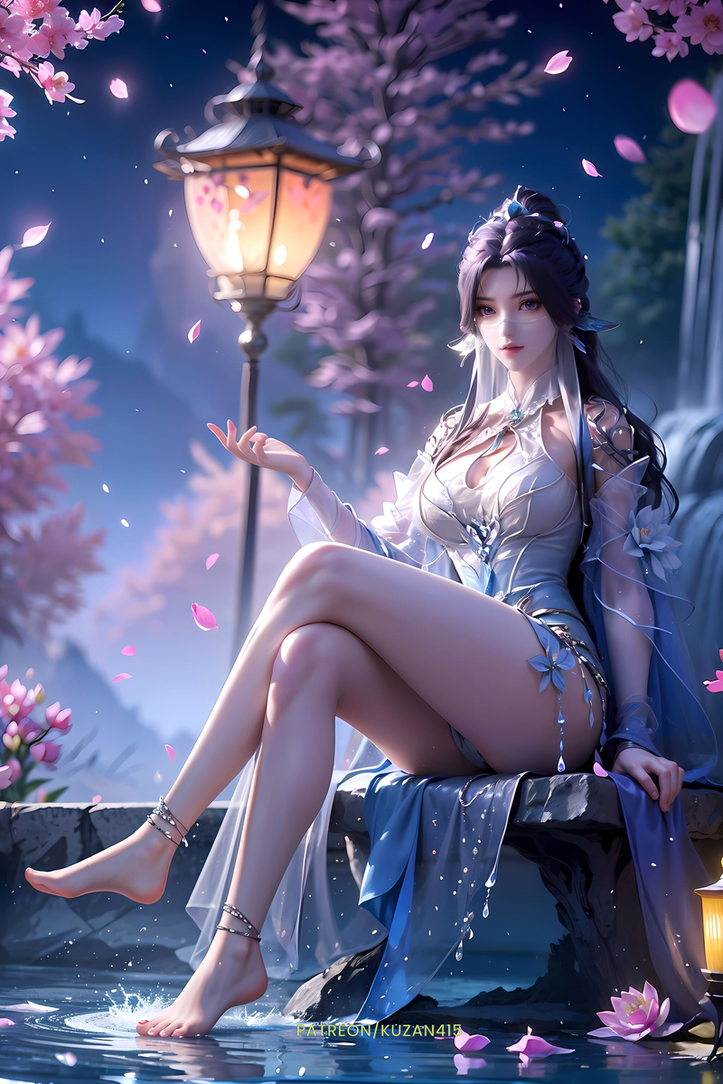 凌清竹-LingQingzhu-pixiv插画-作品交流服务