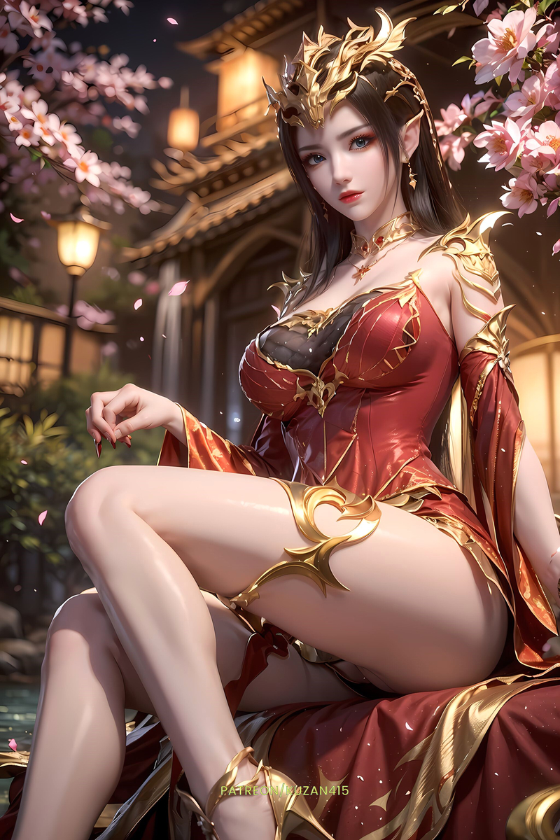 美杜莎-Meidusa-pixiv插画-作品交流服务