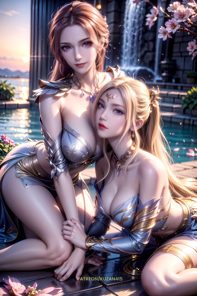 BiBiDong-比比东 x 千仞雪-Qian Renxue-pixiv插画-作品交流服务