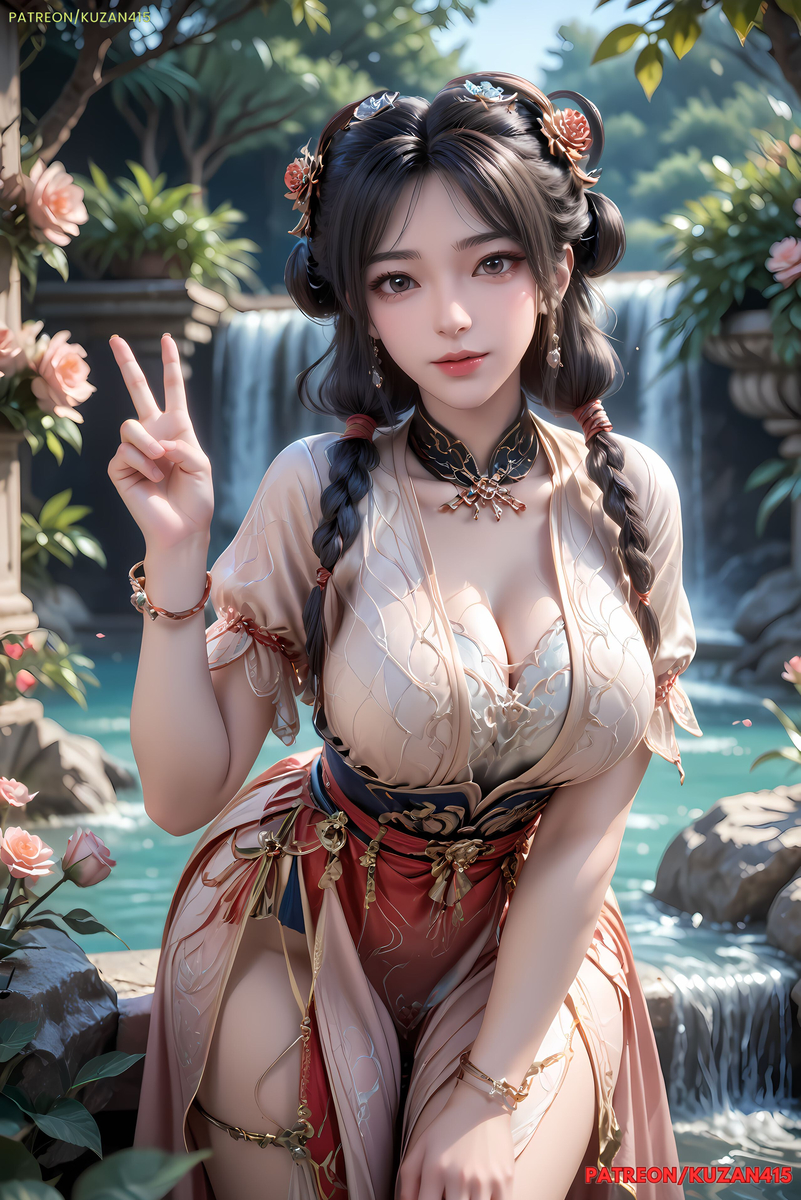 金玉环-Jin Yuhuan😍😍-pixiv插画-作品交流服务