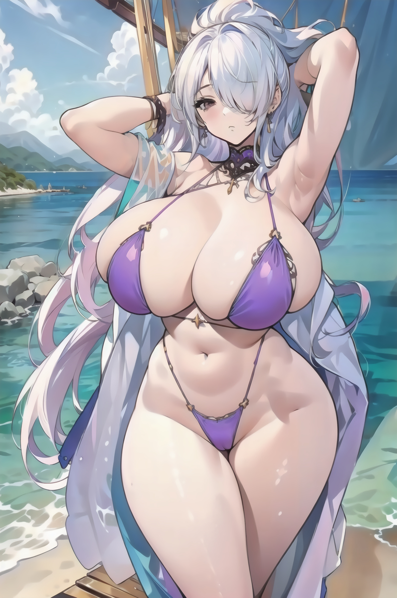 雲仙 ビキニVER.-pixiv插画-作品交流服务