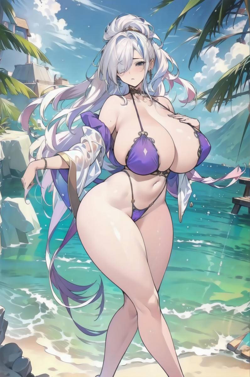 图片[7]-雲仙 ビキニVER.-pixiv插画-作品交流服务
