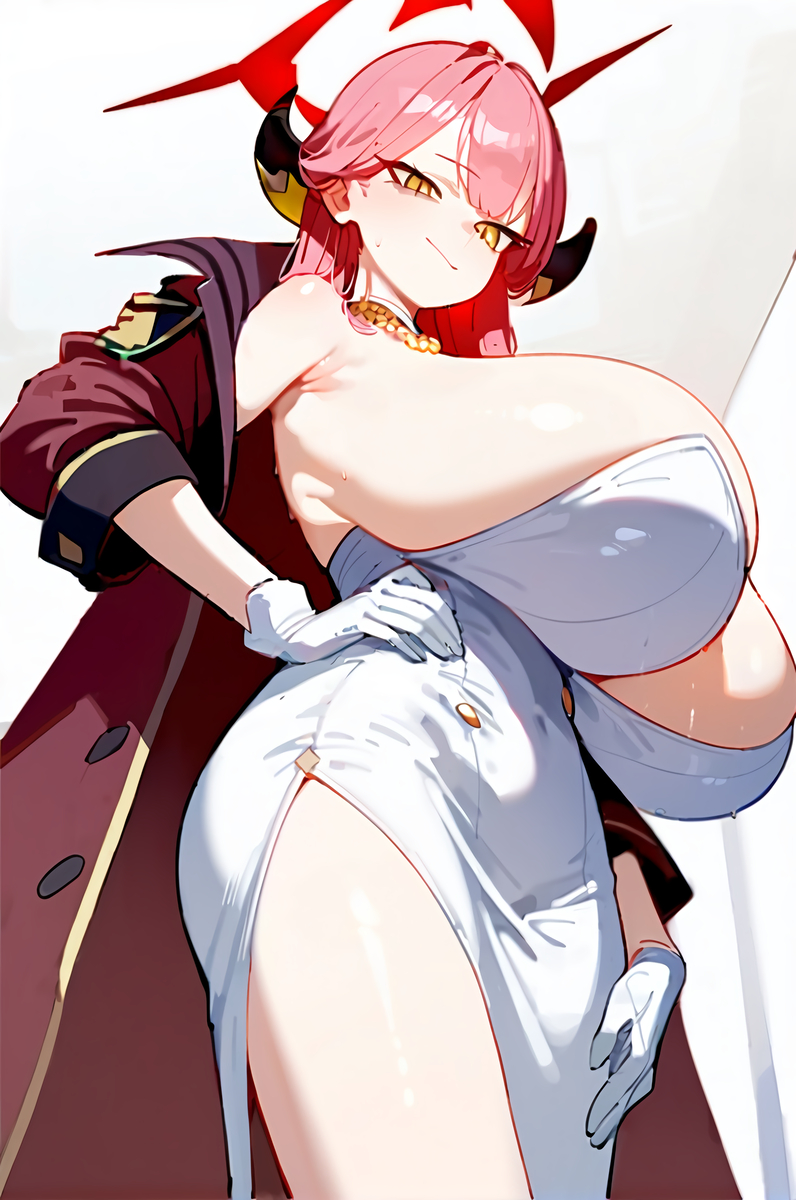 图片[14]-陸八魔アル ドレスVER.-pixiv插画-作品交流服务