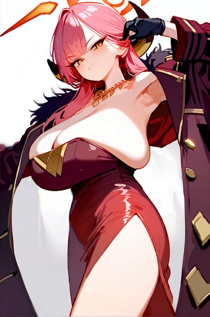 图片[6]-陸八魔アル ドレスVER.-pixiv插画-作品交流服务