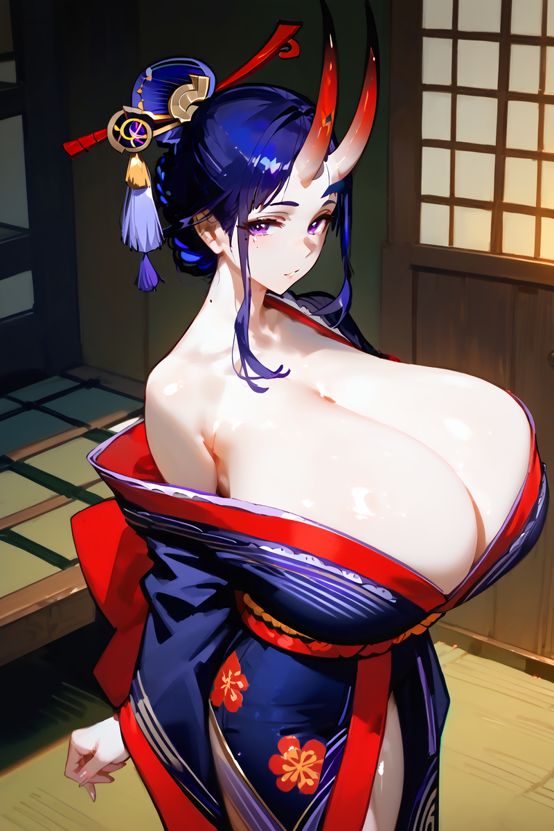 图片[5]-影ちゃん 鬼VER.-pixiv插画-作品交流服务