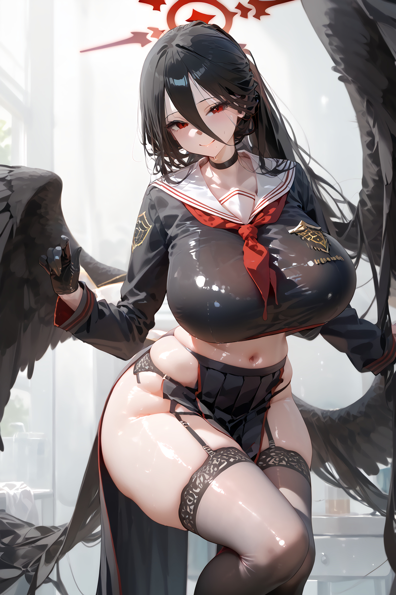 羽川ハスミ-pixiv插画-作品交流服务