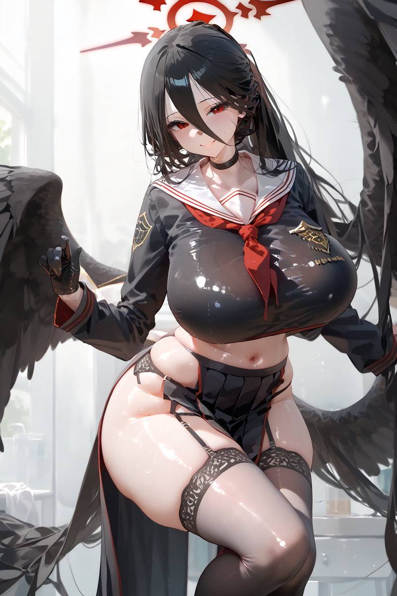羽川ハスミ-pixiv插画-作品交流服务