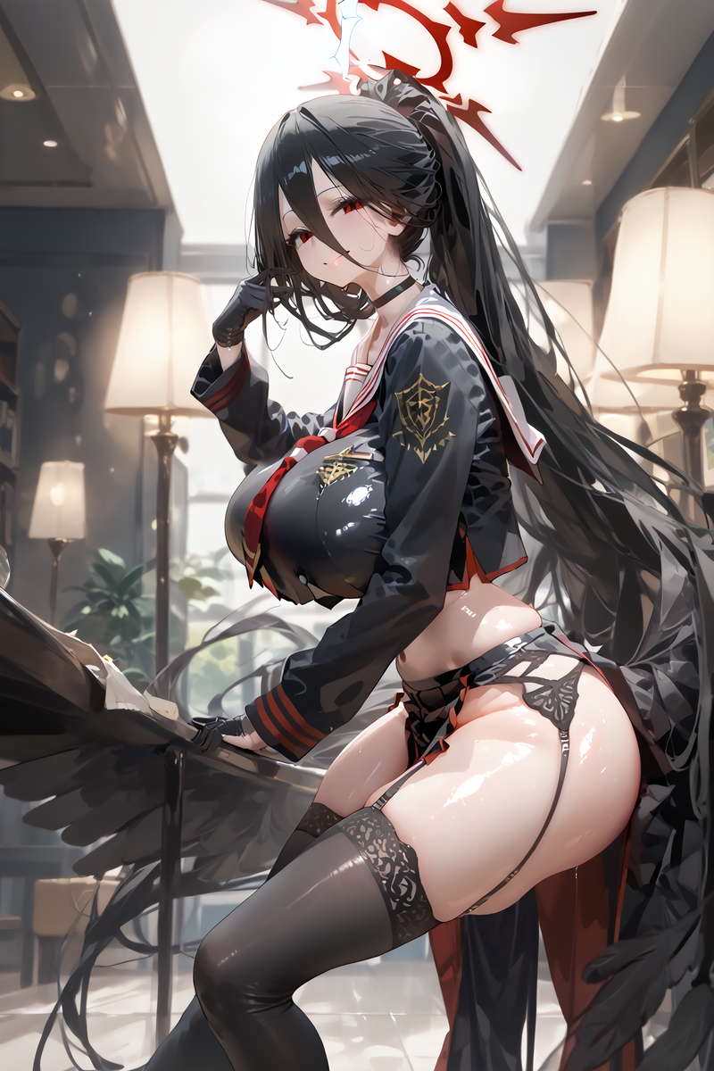 羽川ハスミ-pixiv插画-作品交流服务