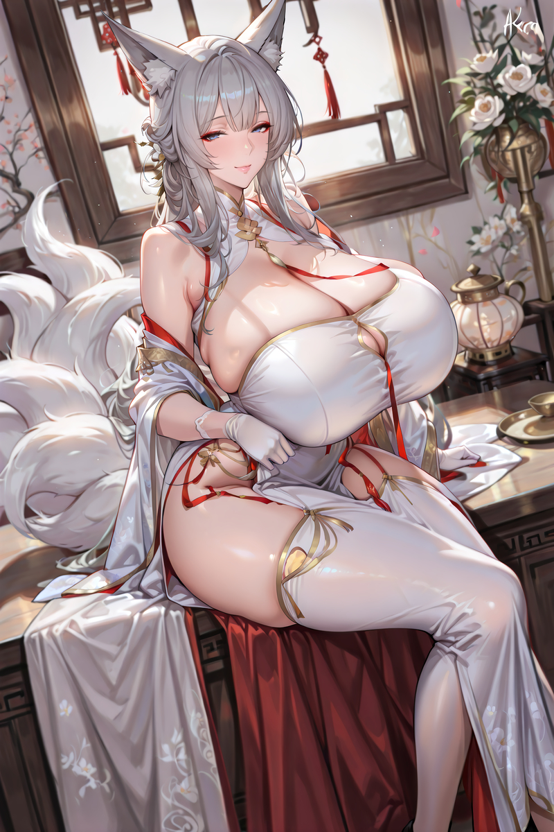 图片[6]-信濃 チャイナドレスVER.-pixiv插画-作品交流服务