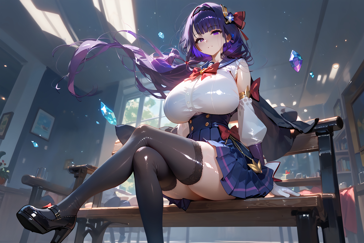 影ちゃん JKVER.-pixiv插画-作品交流服务