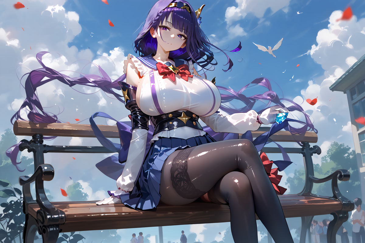 影ちゃん JKVER.-pixiv插画-作品交流服务