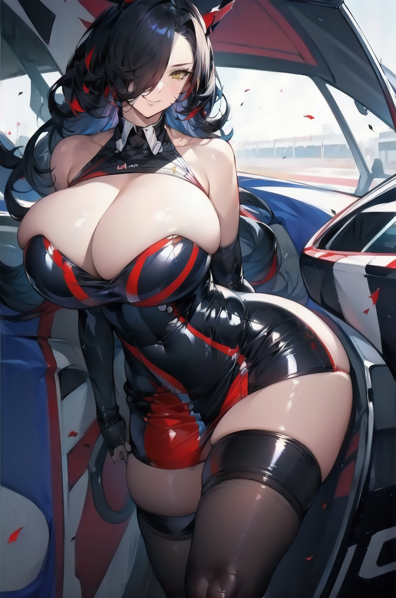 图片[11]-闇ママ レースクイーンVER.-pixiv插画-作品交流服务