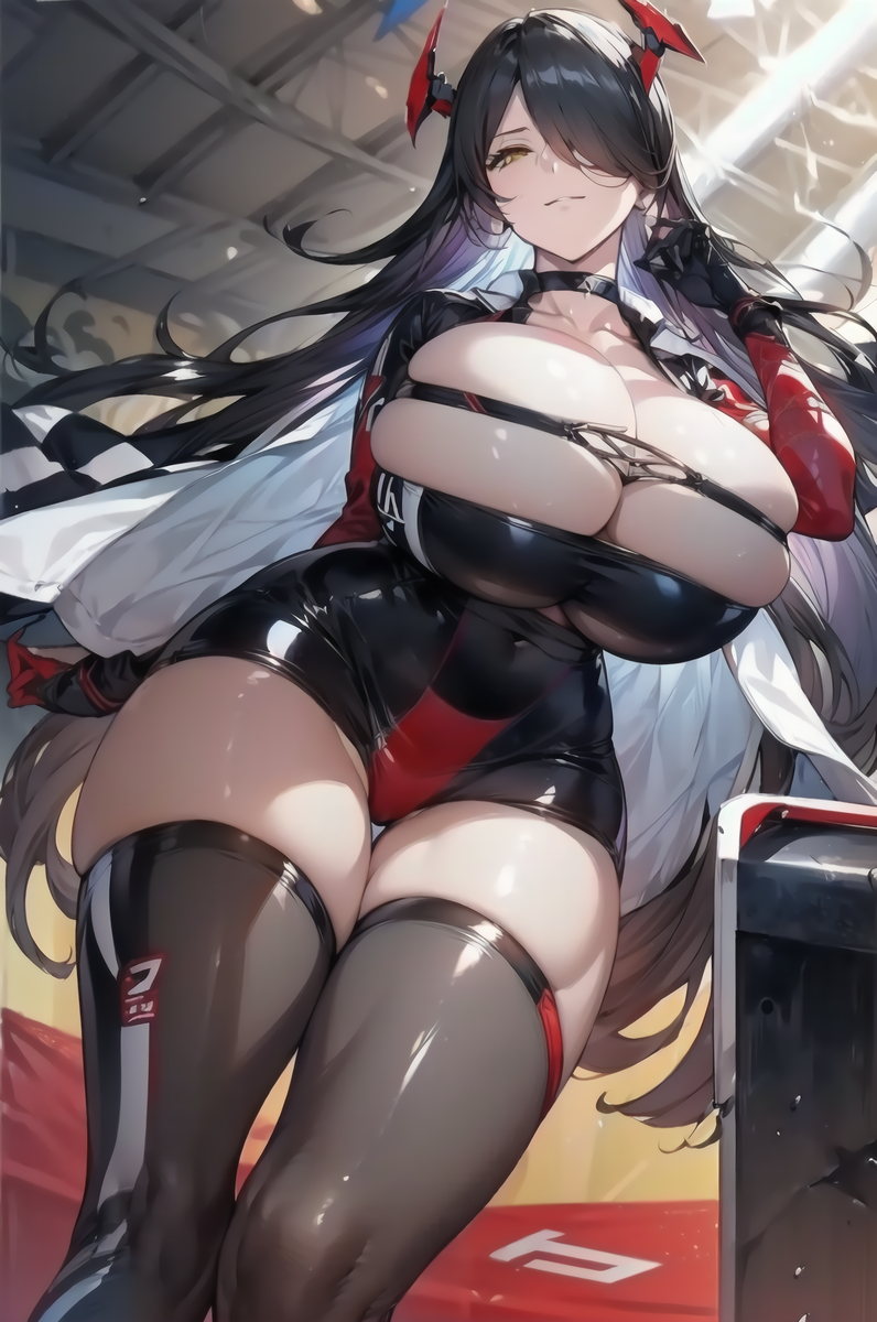 图片[13]-闇ママ レースクイーンVER.-pixiv插画-作品交流服务