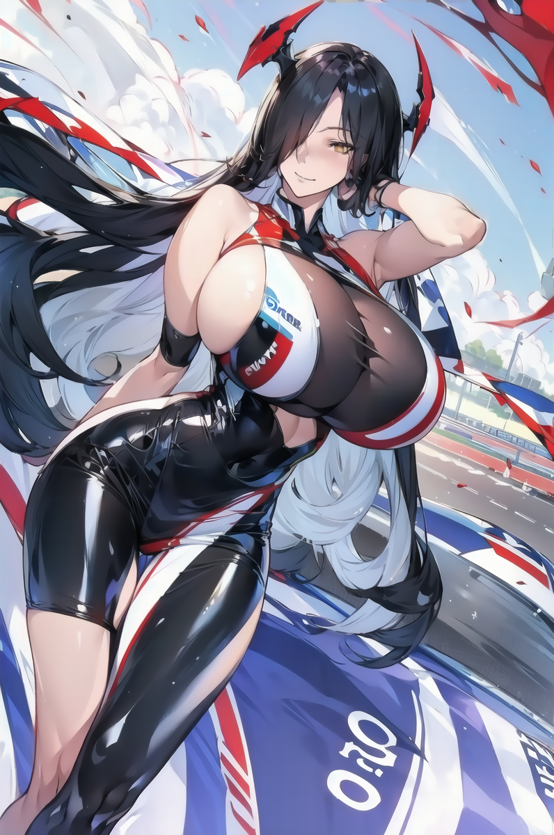 图片[14]-闇ママ レースクイーンVER.-pixiv插画-作品交流服务