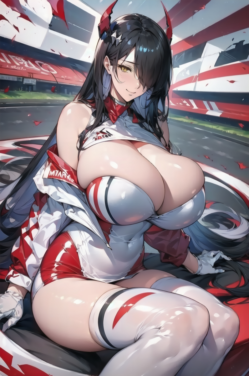 闇ママ レースクイーンVER.-pixiv插画-作品交流服务