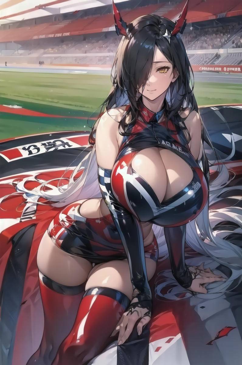 图片[9]-闇ママ レースクイーンVER.-pixiv插画-作品交流服务