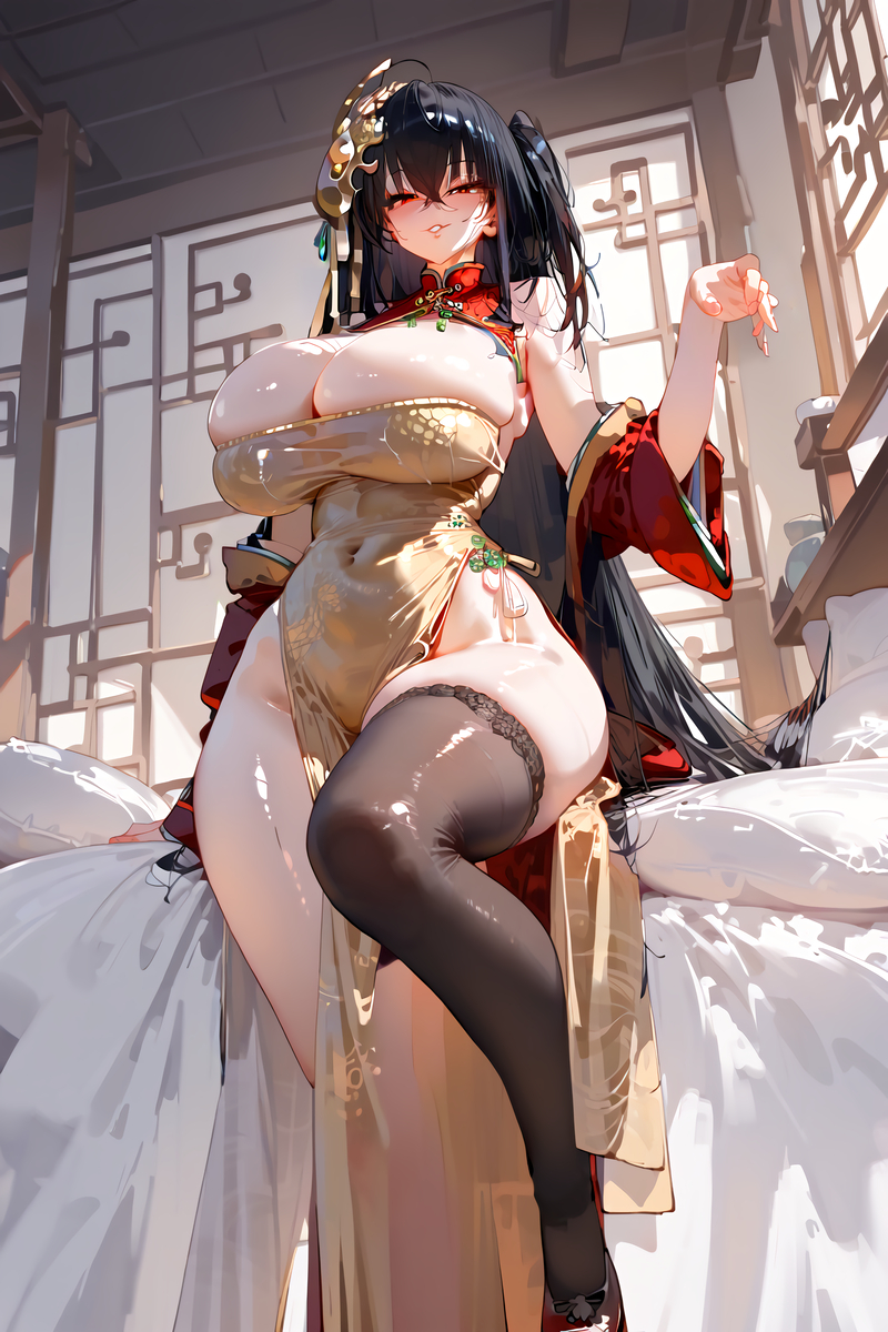 图片[15]-大鳳 チャイナドレスVER.-pixiv插画-作品交流服务