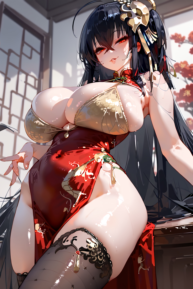 图片[10]-大鳳 チャイナドレスVER.-pixiv插画-作品交流服务