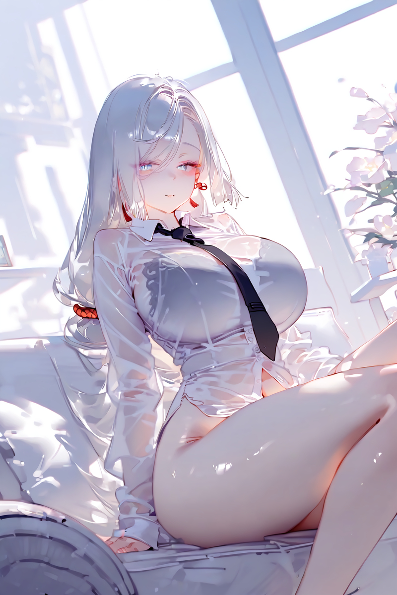 图片[6]-申鶴 ワイシャツVER.-pixiv插画-作品交流服务