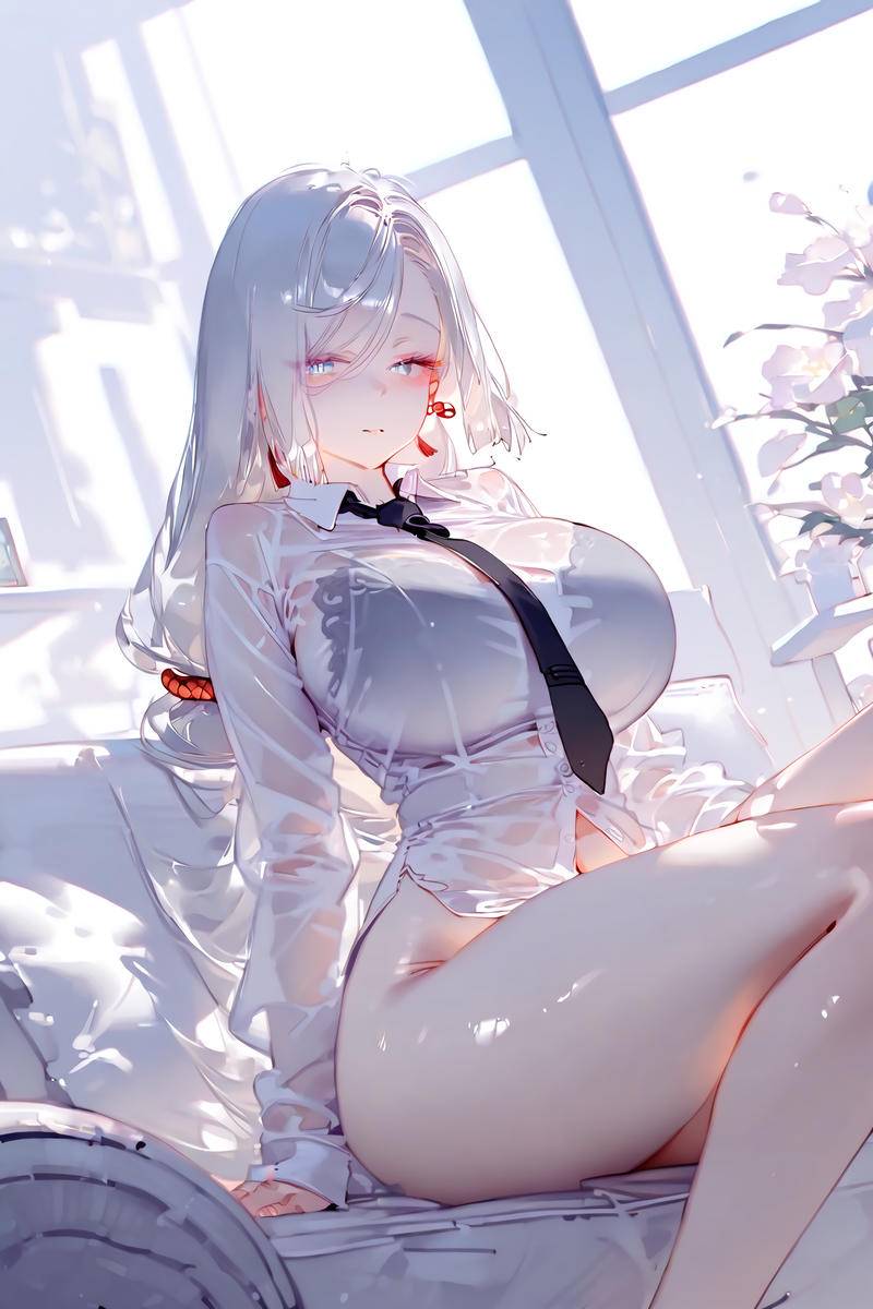 图片[6]-申鶴 ワイシャツVER.-pixiv插画-作品交流服务