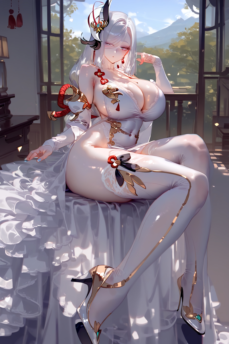 图片[15]-申鶴 ランジェリーVER.-pixiv插画-作品交流服务