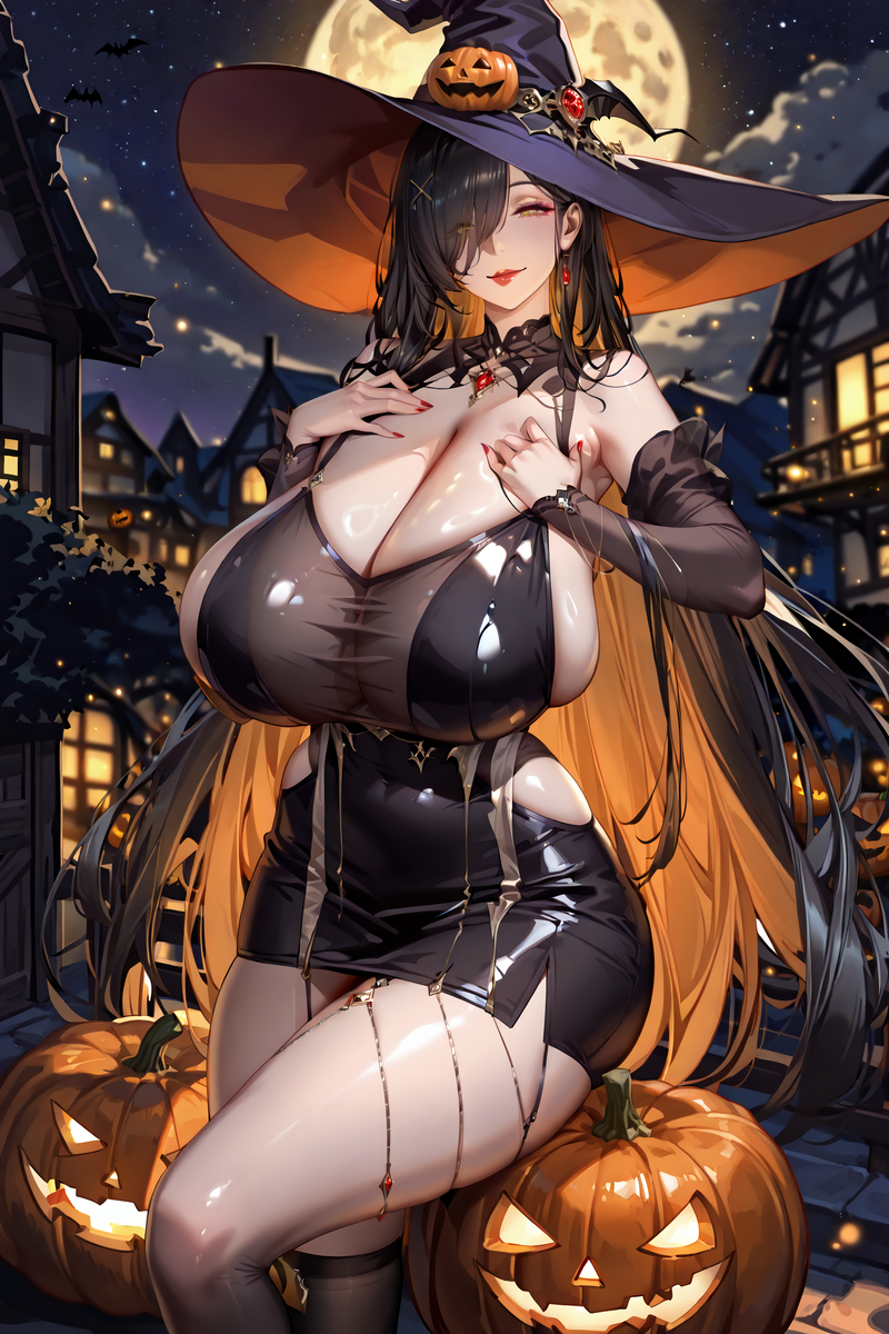 图片[6]-闇ママ ハロウィンVER.-pixiv插画-作品交流服务