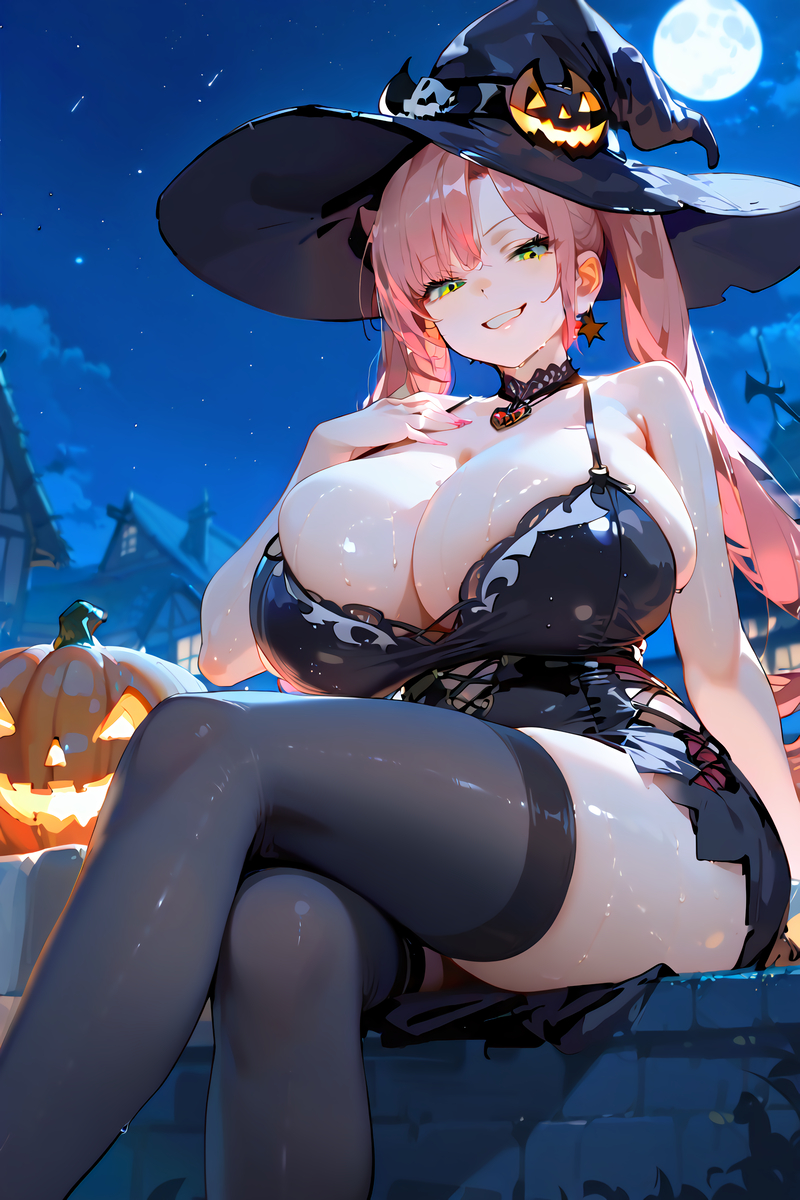 ニコ・デマラ ハロウィンVER.-pixiv插画-作品交流服务