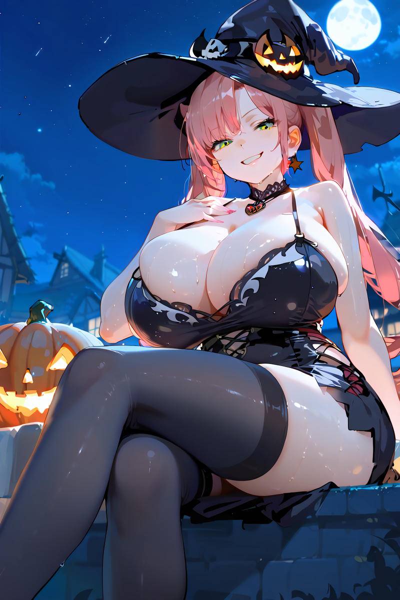 ニコ・デマラ ハロウィンVER.-pixiv插画-作品交流服务