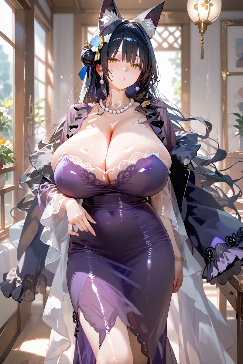 武蔵 ドレスVER.-pixiv插画-作品交流服务