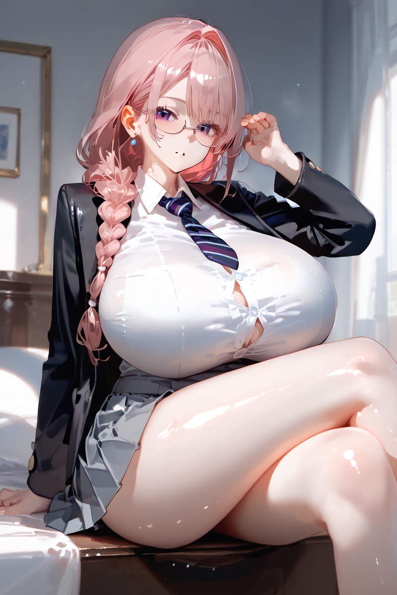 月城柳 制服VER.-pixiv插画-作品交流服务