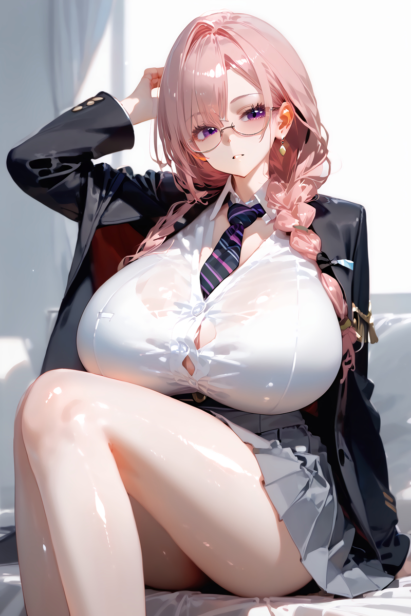 月城柳 制服VER.-pixiv插画-作品交流服务