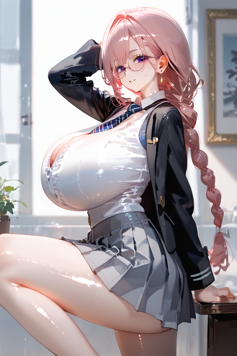 图片[7]-月城柳 制服VER.-pixiv插画-作品交流服务