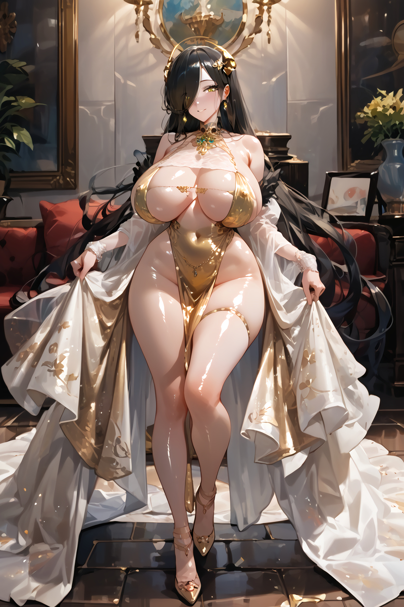 闇ママ ゴールドVER.-pixiv插画-作品交流服务