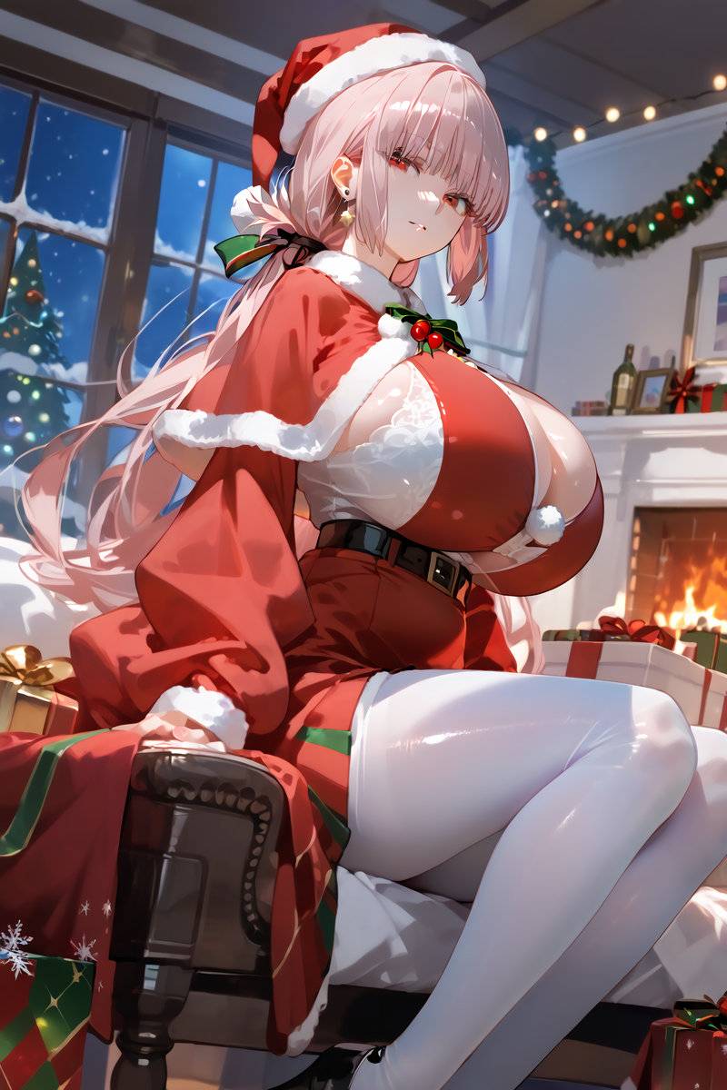 图片[5]-クリスマスのナイチンママ-pixiv插画-作品交流服务