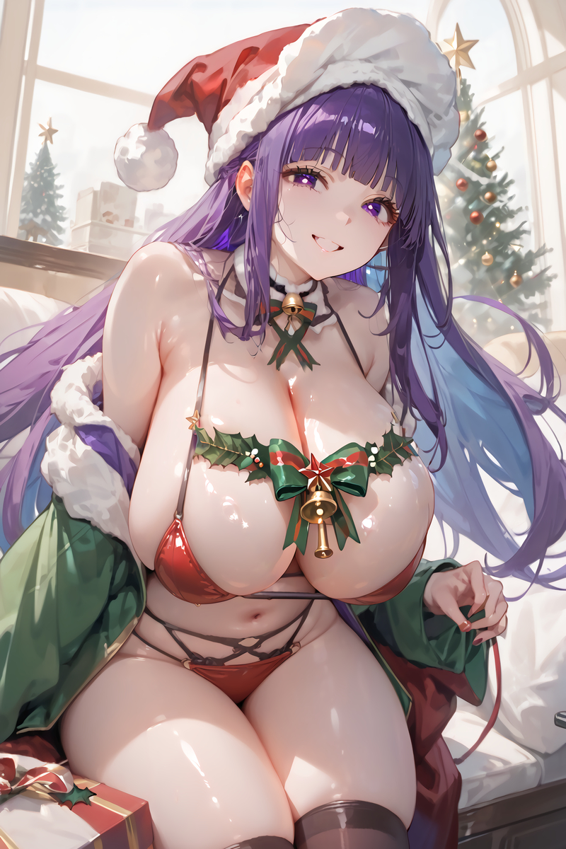 クリスマスのフェルン-pixiv插画-作品交流服务