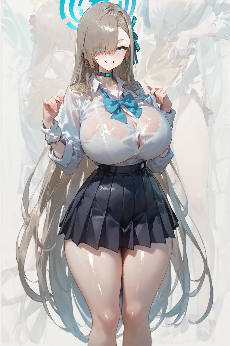 图片[5]-アスナ 制服VER.-pixiv插画-作品交流服务